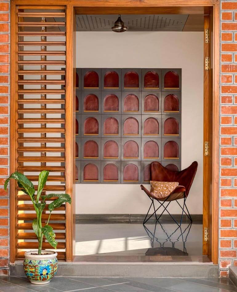Brick Screen House / MS DESIGN STUDIO - Interior Photography, Chair