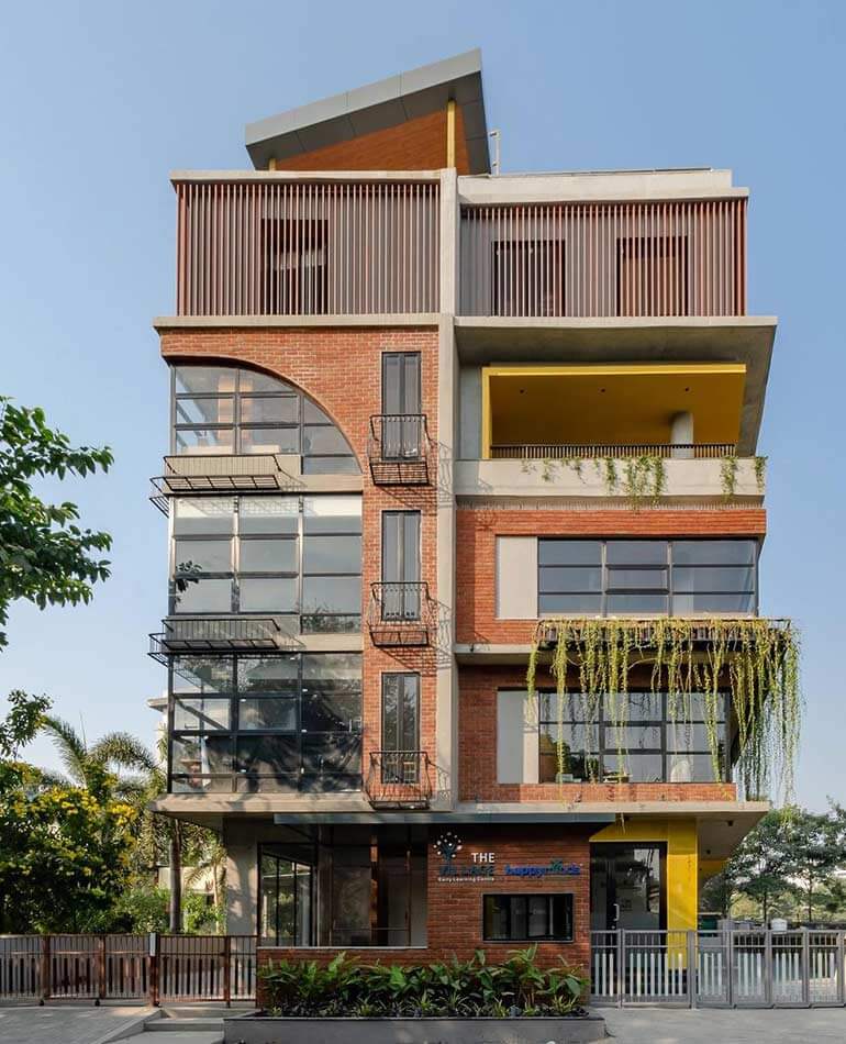 KAARYASHALA Office / AANGAN Architects - Interior Photography, Stairs, Beam