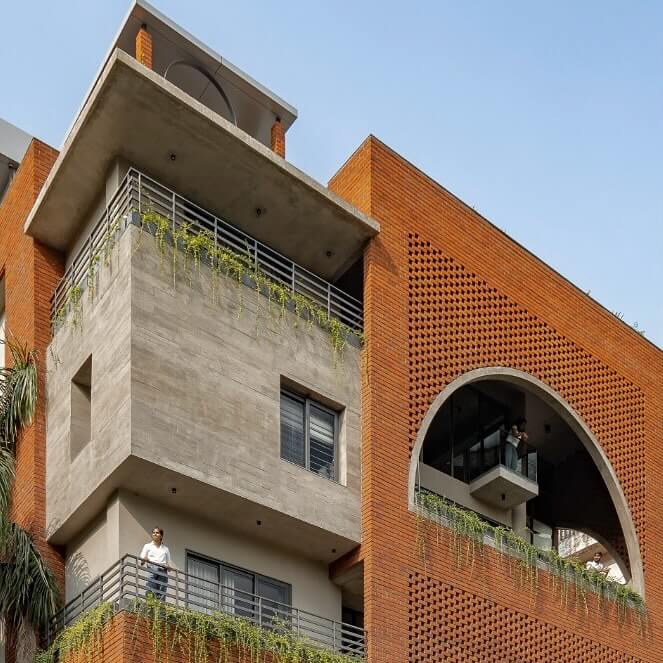 KAARYASHALA Office / AANGAN Architects - Interior Photography, Stairs, Beam